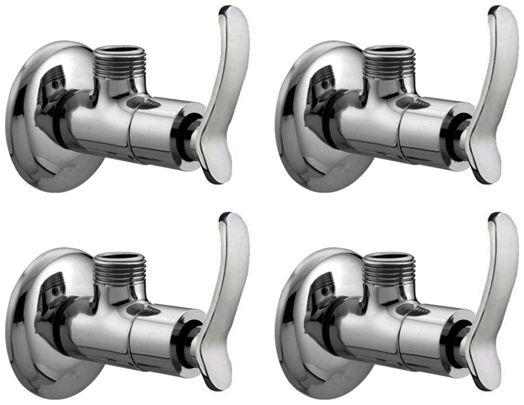 

Snowbell Angle Cock Duck Brass Chrome Plated - Set of 4