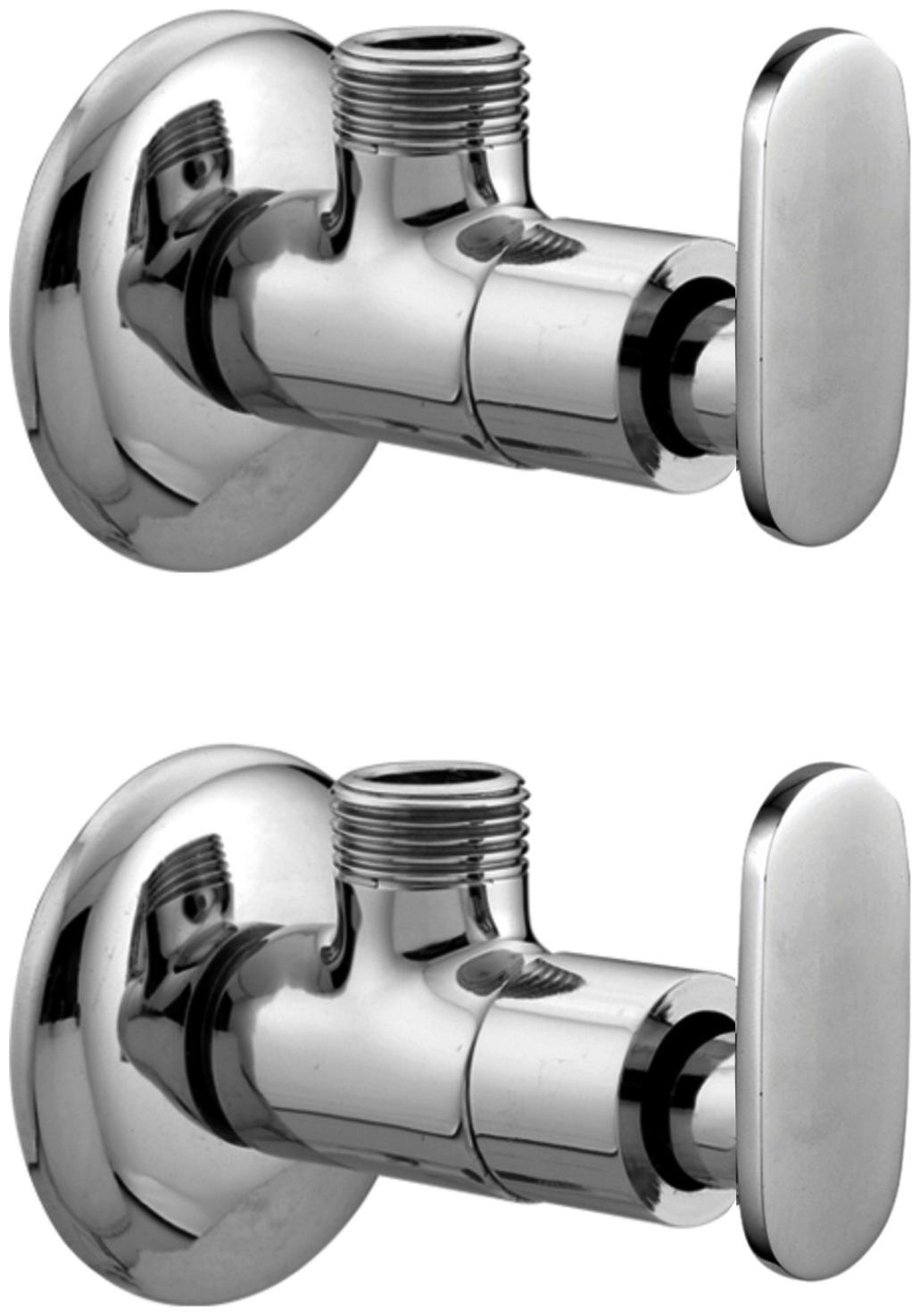 

Snowbell Angle Cock Solo Brass Chrome Plated - Set of 2