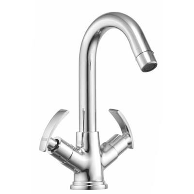 

Snowbell Deck Mount Brass Basin and Sink Mixers ( Handle Controlled )