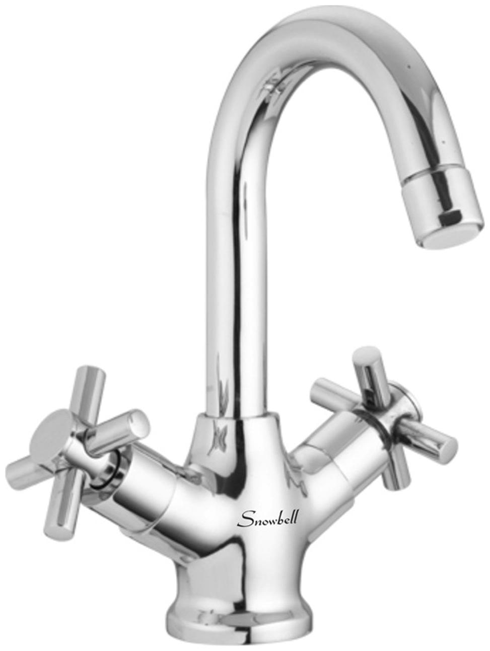 

Snowbell Deck Mount Brass Basin and Sink Mixers ( Knob Controlled )