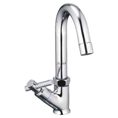 

Snowbell Deck Mount Brass Basin and Sink Taps ( Handle Controlled )