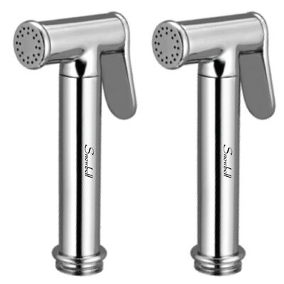 

Snowbell Wall Mount Brass Health Faucets ( Handle Controlled )
