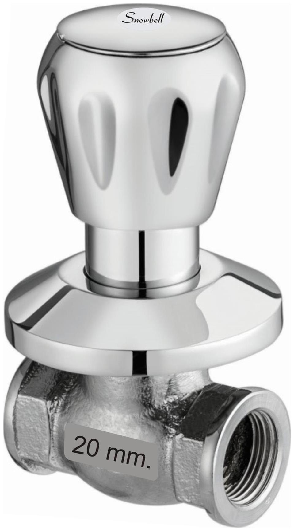 

Snowbell Wall Mount Brass Connectors ( Knob Controlled )