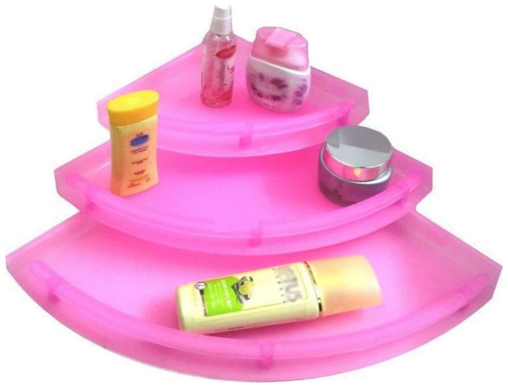 

Snowbell Corner Shelves Pink Unbreakable - Set Of 1