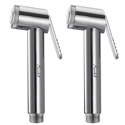 

Snowbell Wall Mount Abs Health Faucets ( Push Controlled )
