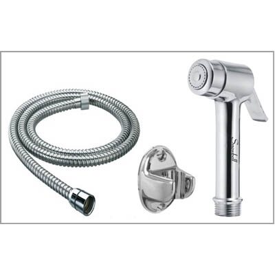 

Snowbell Wall Mount Brass Health Faucets ( Handle Controlled )