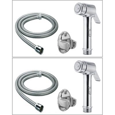 

Snowbell Wall Mount Brass Health Faucets ( Handle Controlled )
