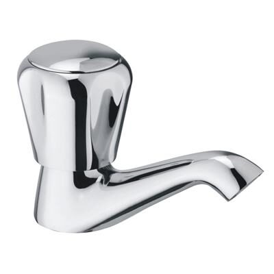 

Snowbell Deck Mount Brass Basin and Sink Taps ( Knob Controlled )