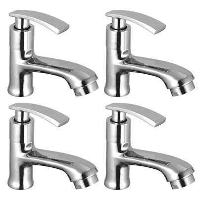 

Snowbell Pillar Cock Soft Brass Chrome Plated - Set of 4