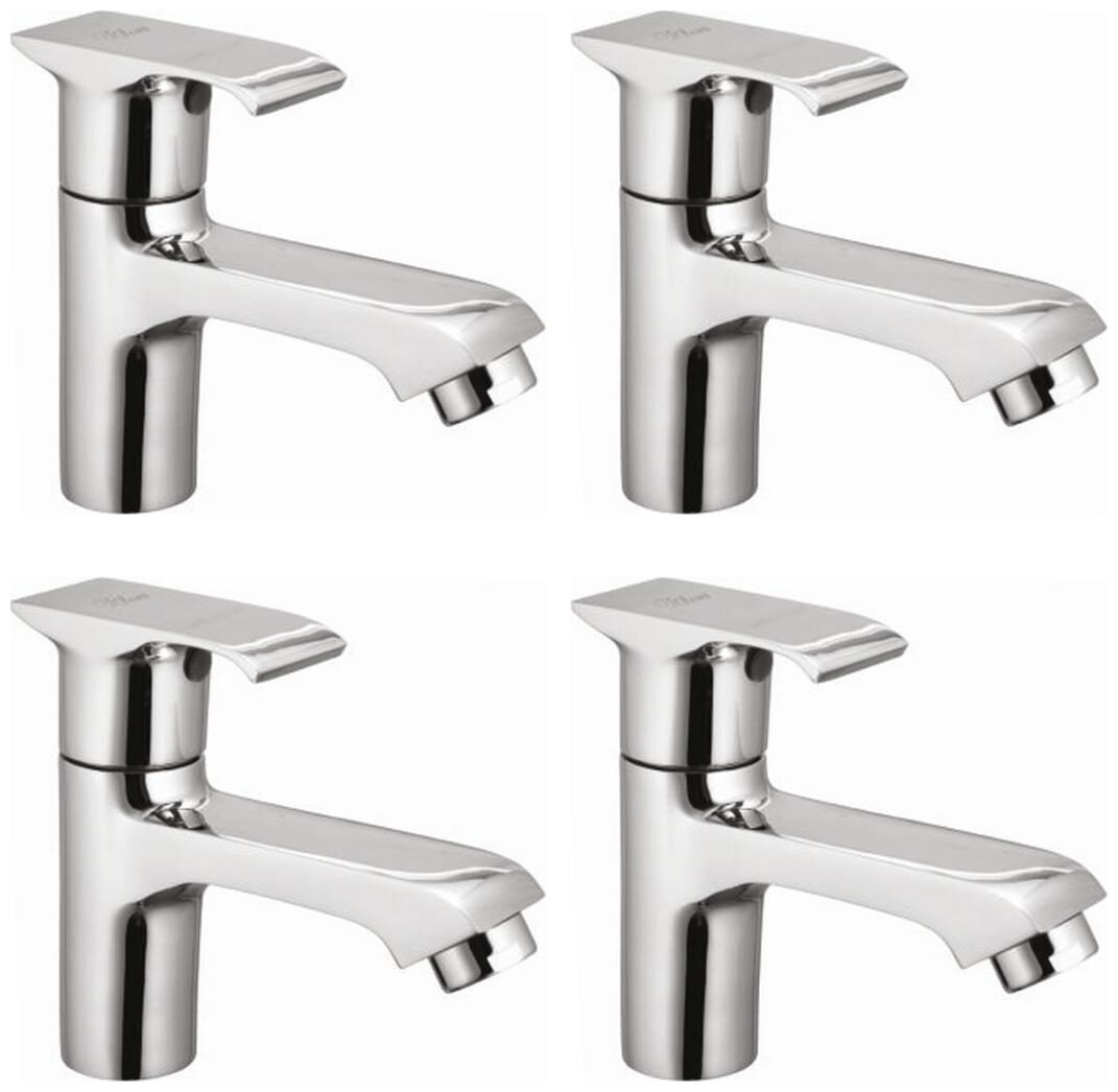 

Snowbell Deck Mount Brass Basin and Sink Taps ( Handle Controlled )