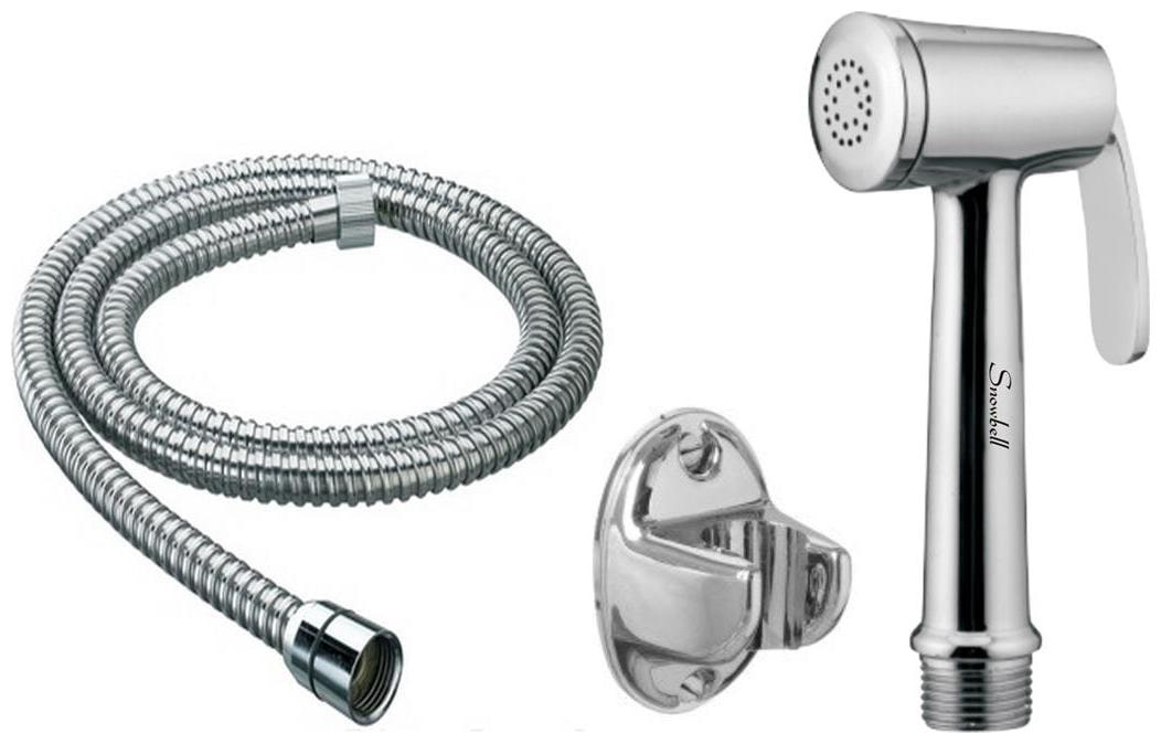 

Snowbell Wall Mount Brass Health Faucets ( Push Controlled )