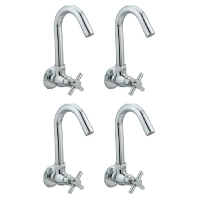 

Snowbell Wall Mount Brass Wall Taps ( Handle Controlled )
