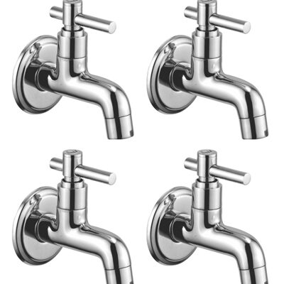 

Snowbell Wall Mount Brass Wall Taps ( Handle Controlled )
