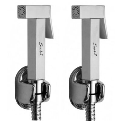 

Snowbell Wall Mount Brass Health Faucets ( Handle Controlled )