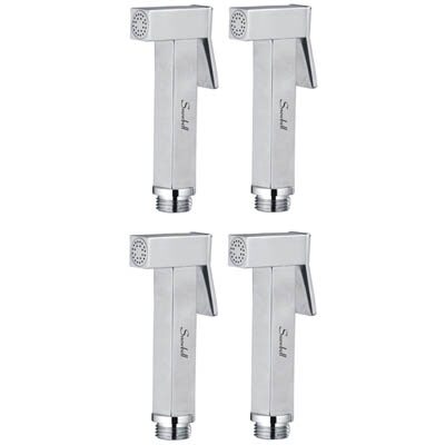 

Snowbell Wall Mount Brass Health Faucets ( Handle Controlled )
