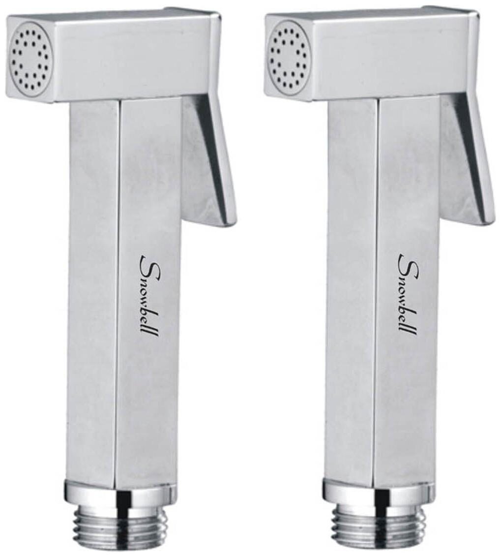 

Snowbell Wall Mount Brass Health Faucets ( Handle Controlled )