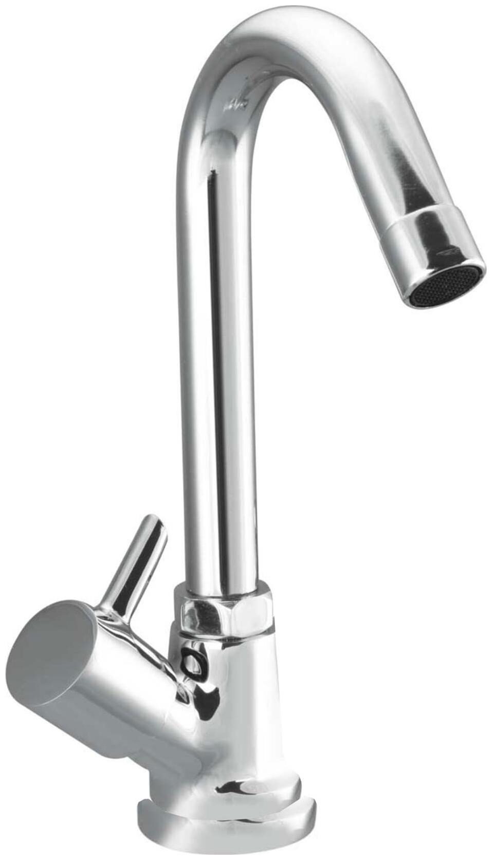

Snowbell Deck Mount Brass Basin and Sink Taps ( Handle Controlled )