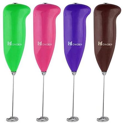 SNR Electric Milk Coffee Frother Cappuccino Latte Whisk Handheld Battery Operated Egg Beater Blender pack of 4