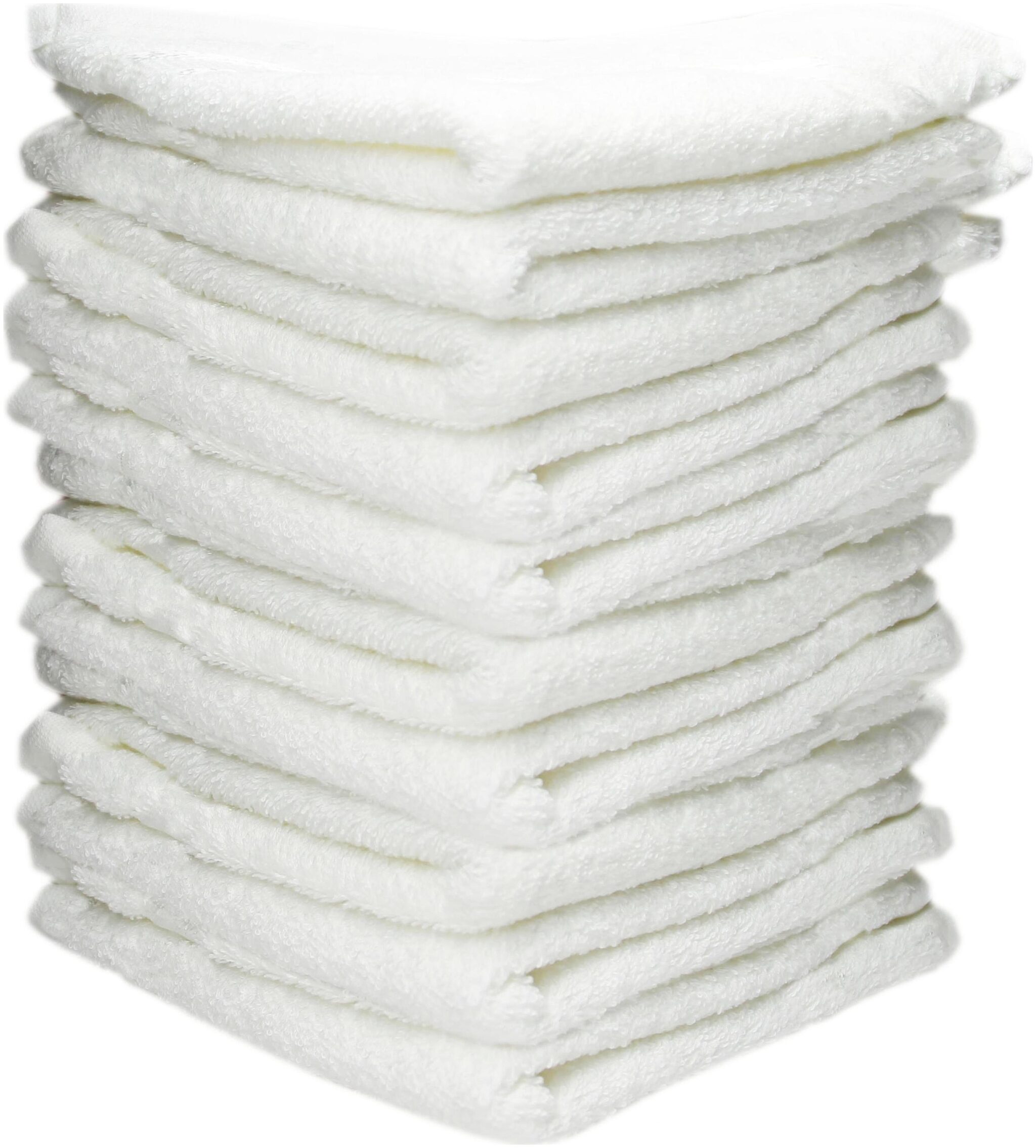 

SPACE FLY 300 GSM Cotton Face Towel ( 10 Pieces White )