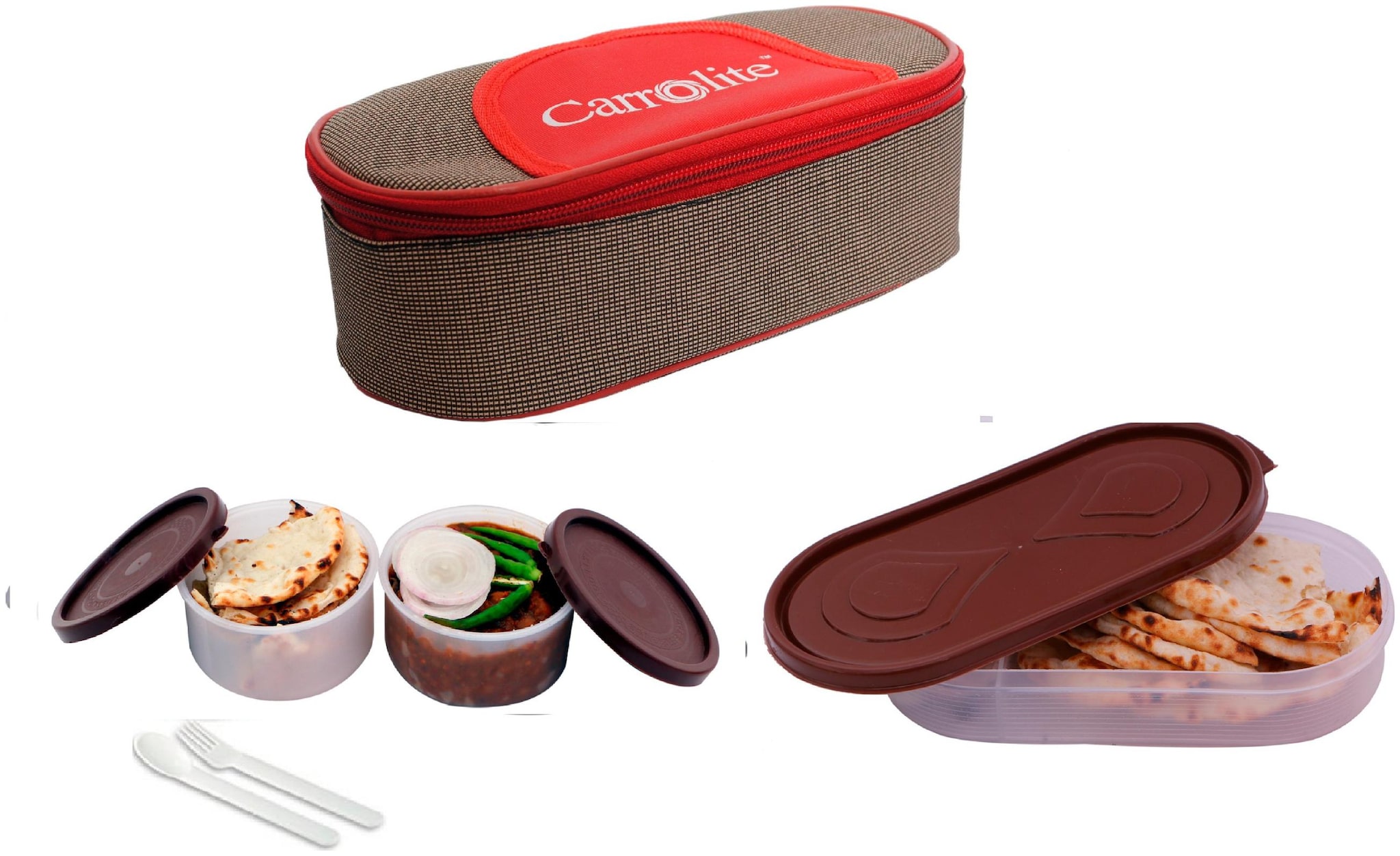

Carrolite Assorted Lunch box ( Set of 1 750 ml )