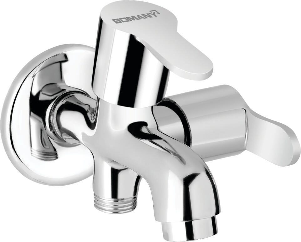 

Somany Wall Mount Stainless steel Basin and Sink Taps ( Knob Controlled )