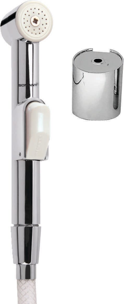 

Somany Wall Mount Stainless steel Health Faucets ( Handle Controlled )