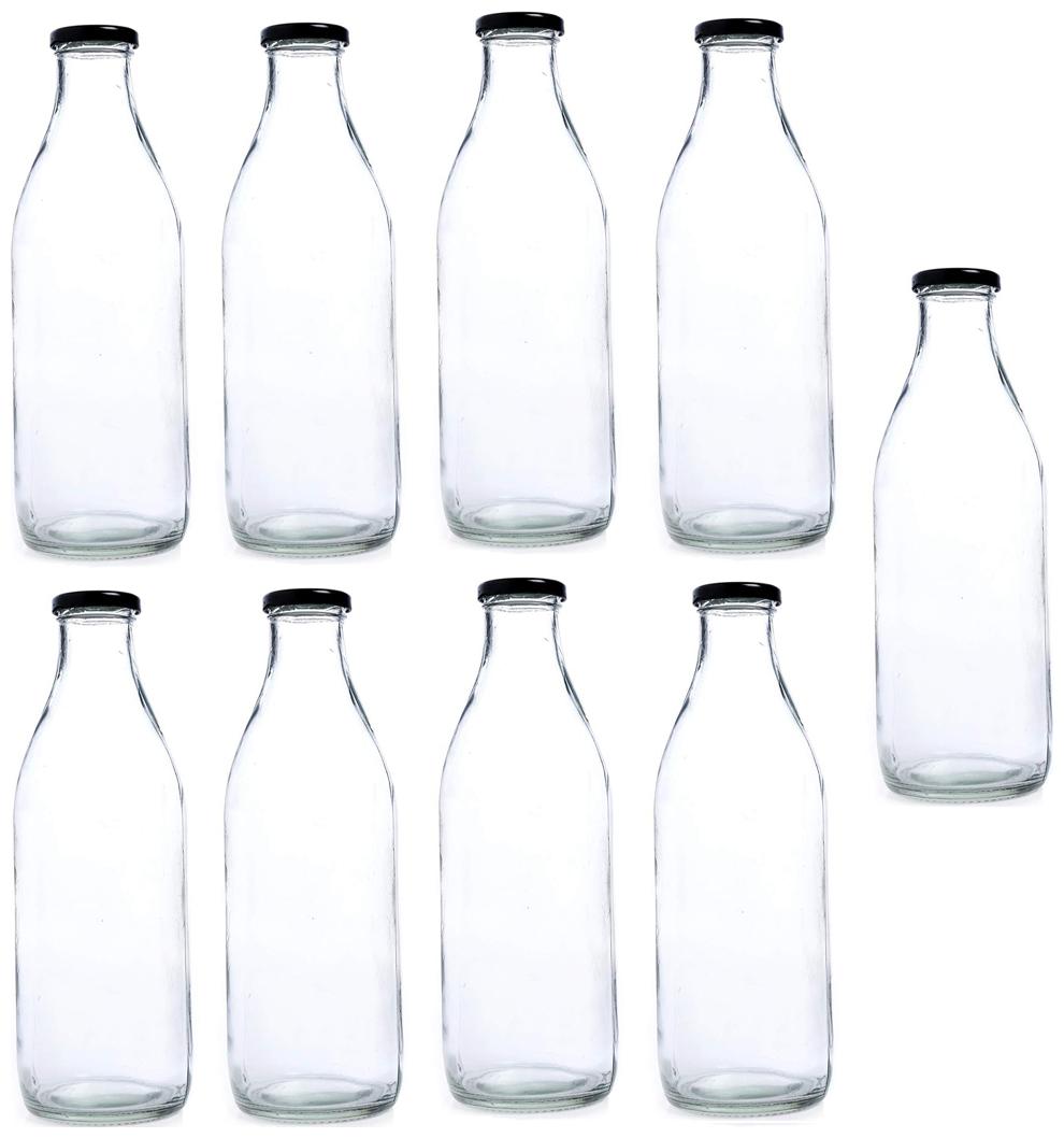 

Somil 200ML9 Glass Transparent Water Bottle ( 200 ml Set of 9 )