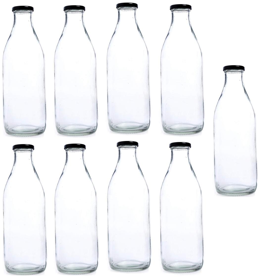 

Somil 300ML9 Glass Transparent Water Bottle ( 300 ml Set of 9 )
