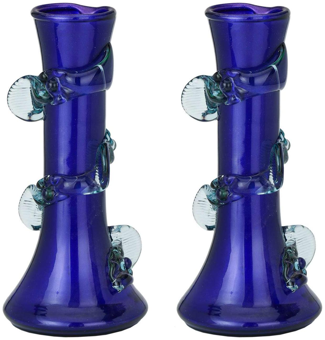 

Somil Attractive Decorative Disigner Colorful Glass Flower Pot Vase (Set Of 2)