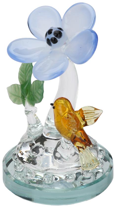 

Somil Beautiful Tweeting Bird With Attractive Flower Decorative Showpiece36