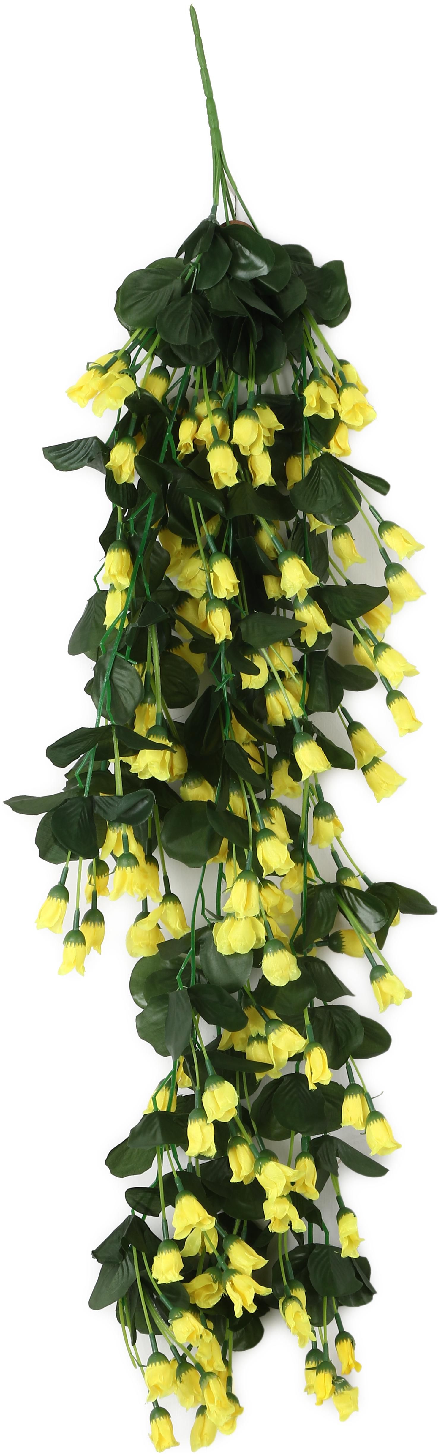 

Somil Beautiful Attractive Flowers Shade With Green Leaves Of Fabric Decorative Giftable (Sign Of Love Care Peace)