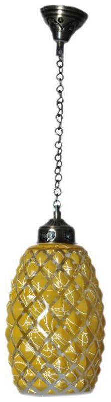 

Somil Central and Corner Hanging Pendant Ceiling Light Lamp With Colorful Glass Shade