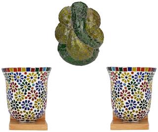 Somil Colorful Designer Decorative Mosaic Wall Lamp's Combo Set For Concept Decoration light (With all Fitting And Fixtures)