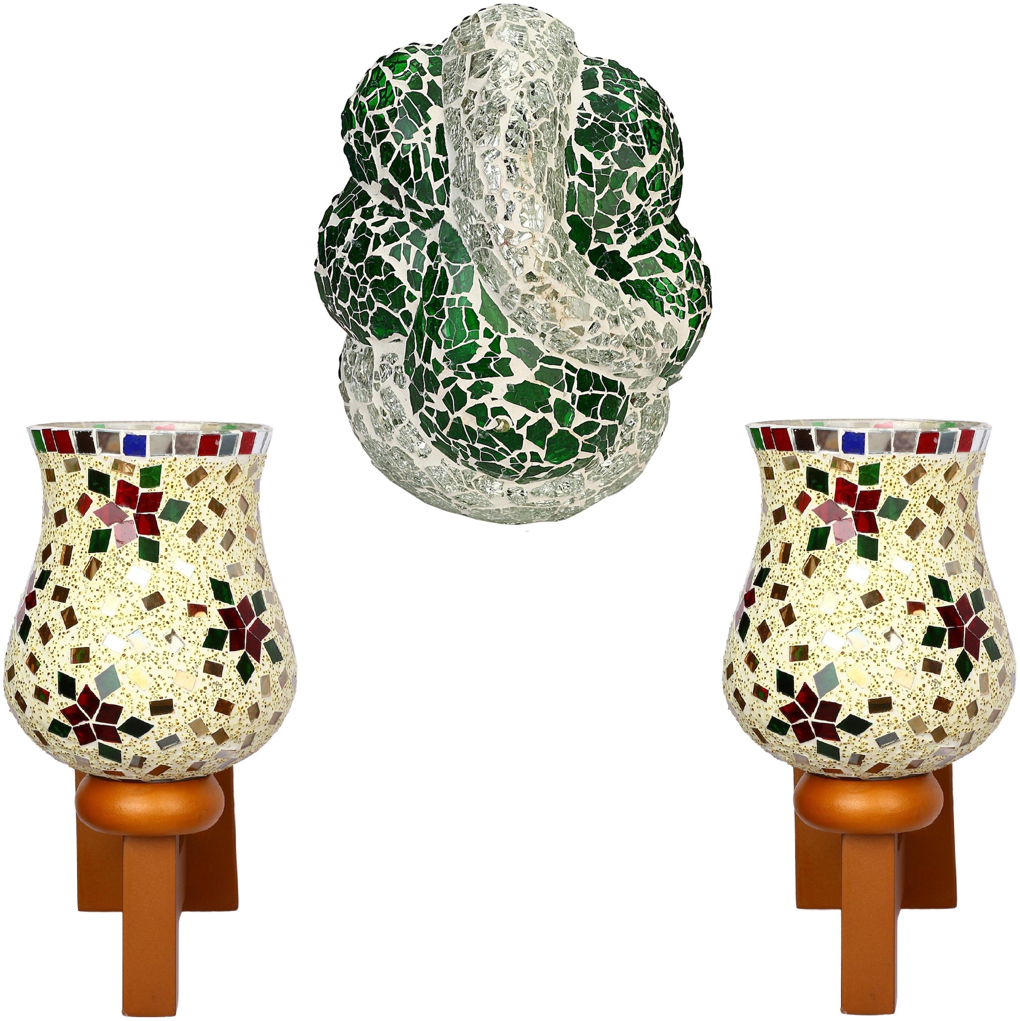 

Somil Colorful Designer Decorative Mosaic Wall Lamp s For Concept Decoration light (With all Fiting And Fixures) KC104