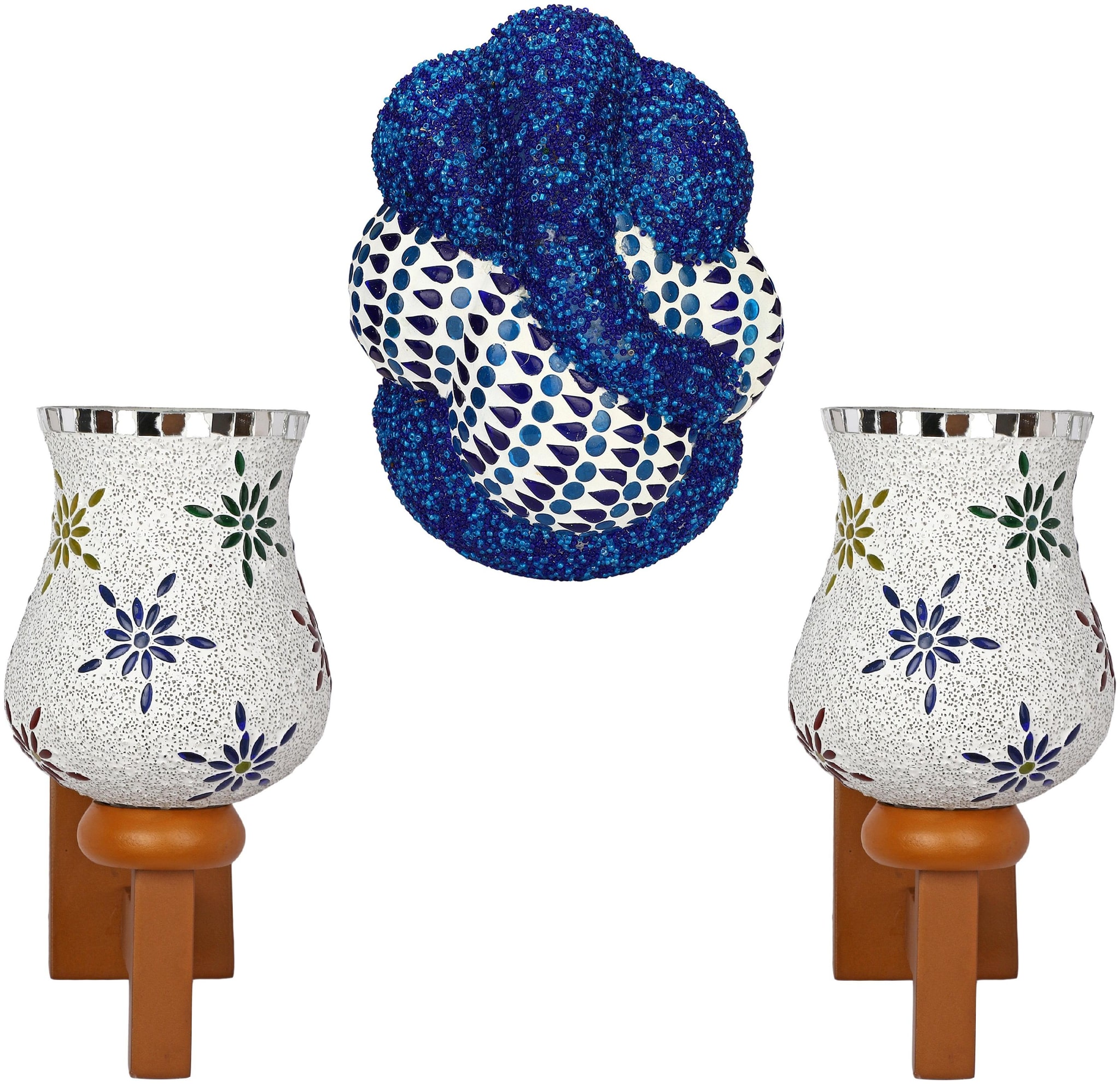 

Somil Colorful Designer Decorative Mosaic Wall Lamp s For Concept Decoration light (With all Fiting And Fixures) KC199