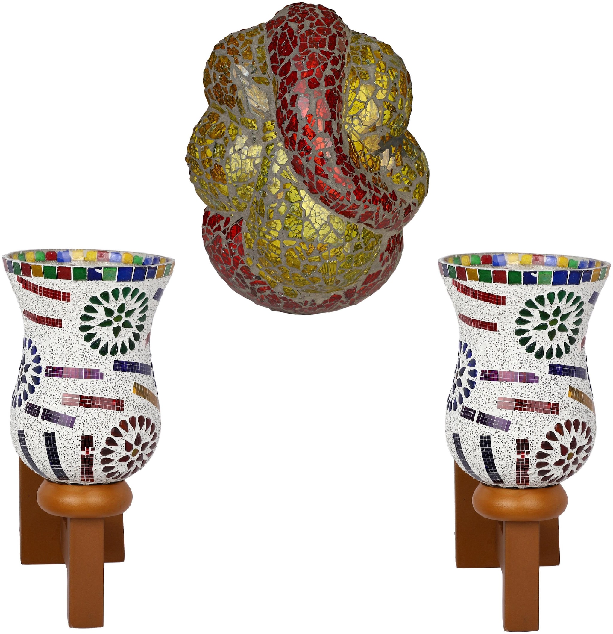 

Somil Colorful Designer Decorative Mosaic Wall Lamp s For Concept Decoration light (With all Fiting And Fixures) KC139