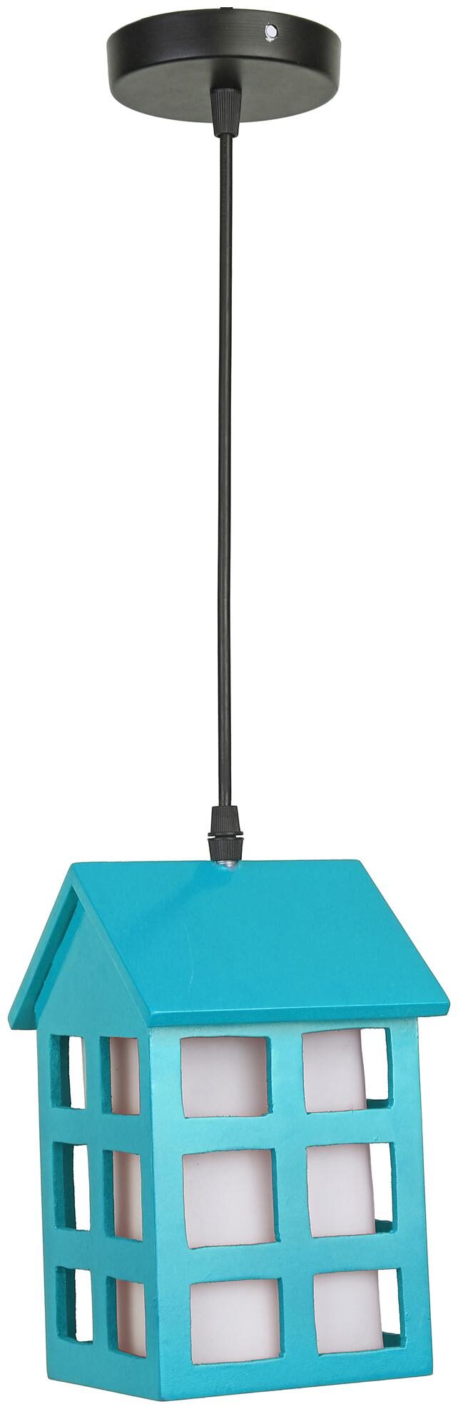 

Somil Colorful Pendant Hanging Ceiling Lamp Light Of Wood And Glass Shade With All Fitting