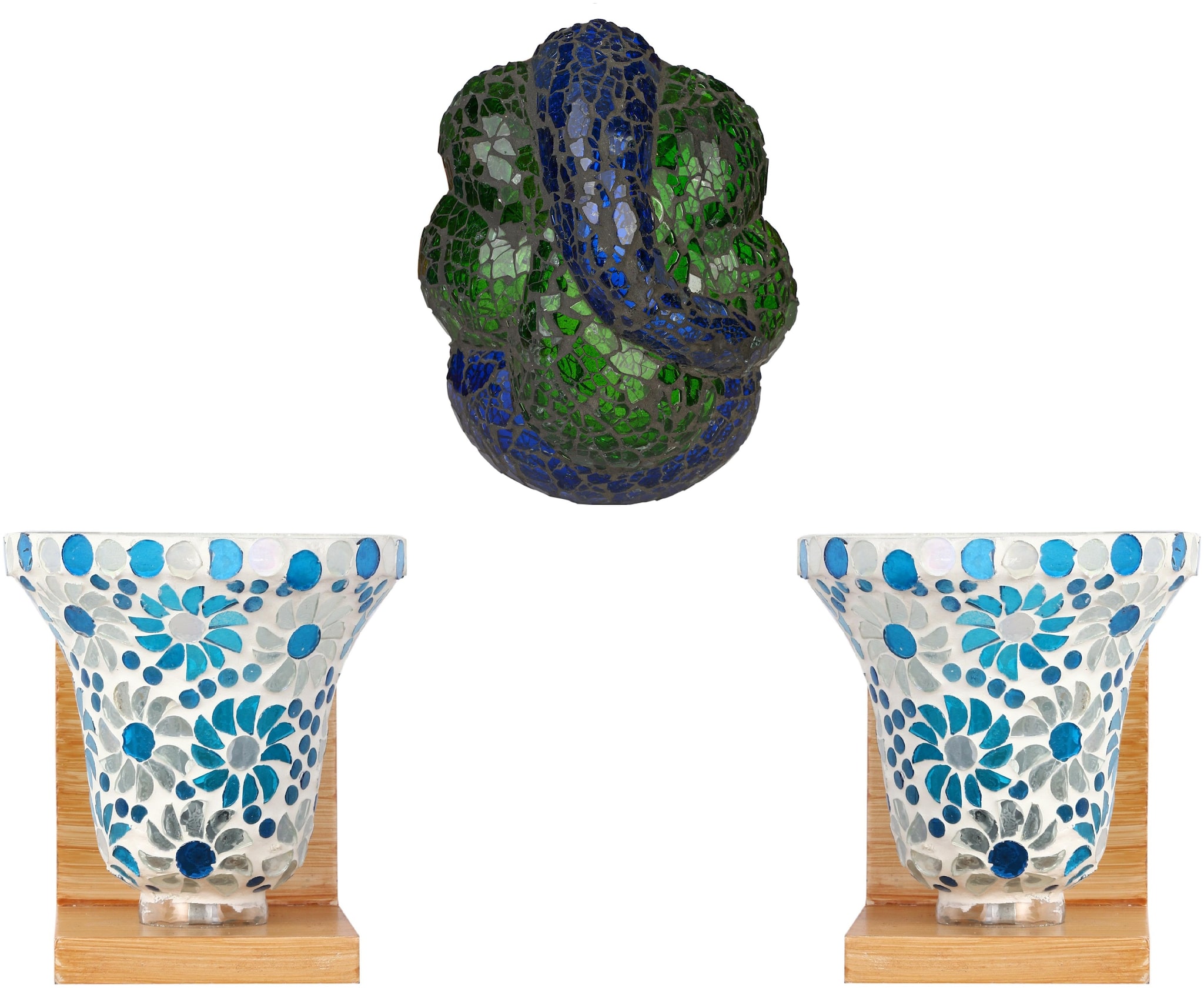 

Somil Colorful Designer Decorative Mosaic Wall Lamp s For Concept Decoration light (With all Fiting And Fixures) KC26