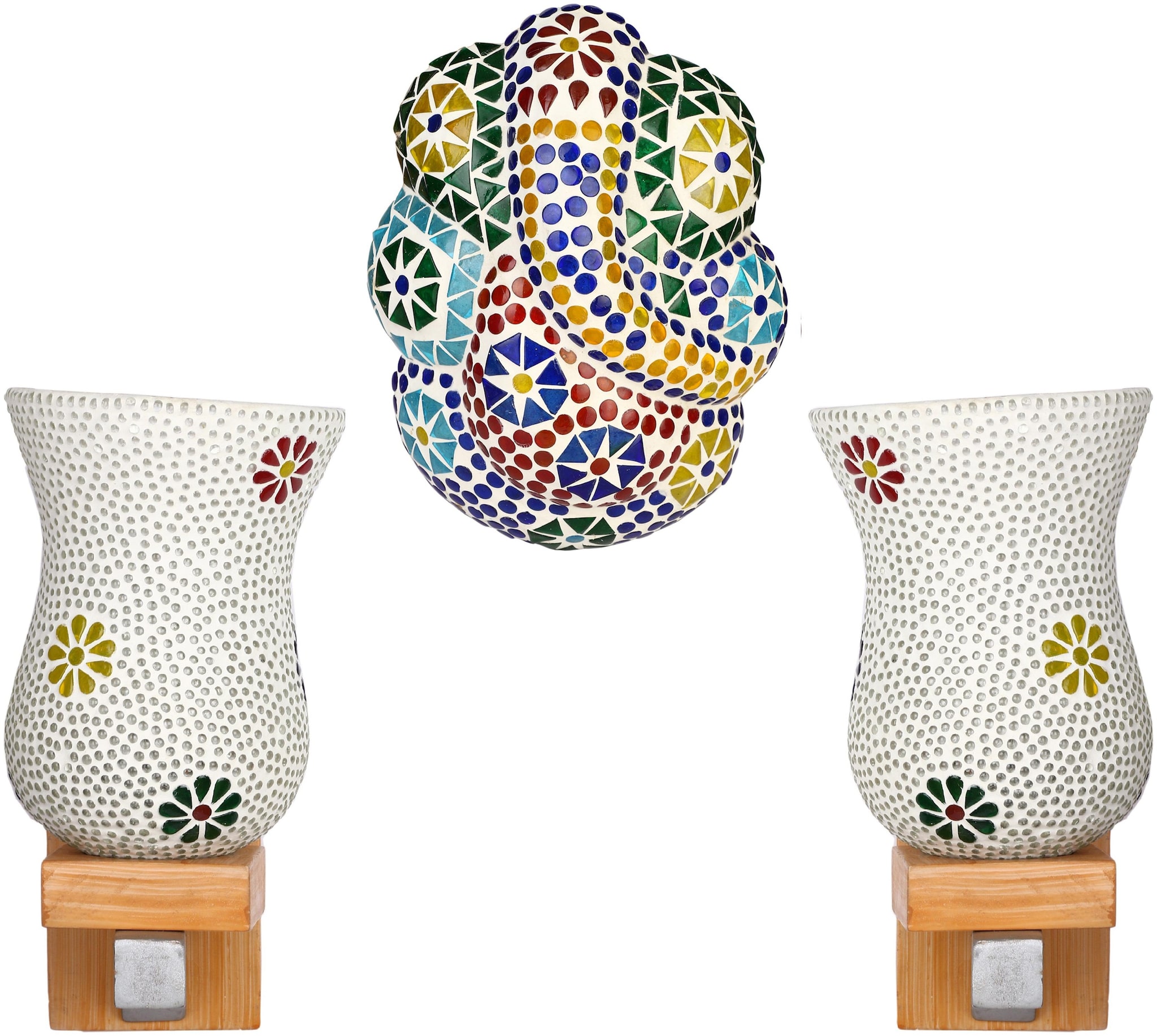 

Somil Colorful Designer Decorative Mosaic Wall Lamp s For Concept Decoration light (With all Fiting And Fixures) KC214