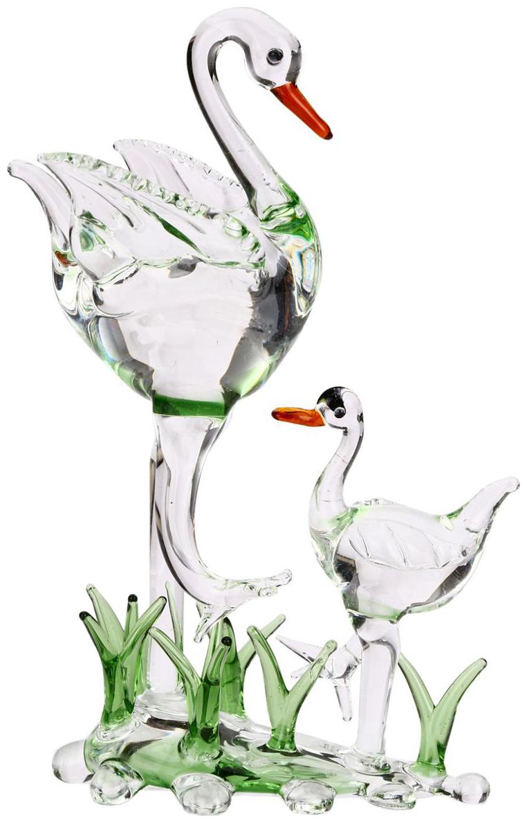 

Somil Crystal Colorful Loving Mother Bird With Baby Bird In Grass