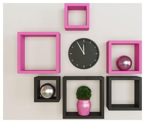 

Somil Designer Decorative Useful Square Wall Shelf-WS05