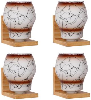 Somil Designer Glass Wall Lamp (Colorful;Hand Decorative) WH10 (Set Of 4)