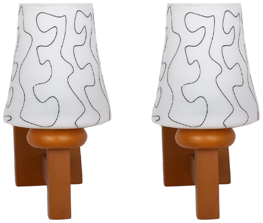 

Somil Designer Glass Wall Lamp (Colorful Hand Decorative) WH27 (Set Of 2)