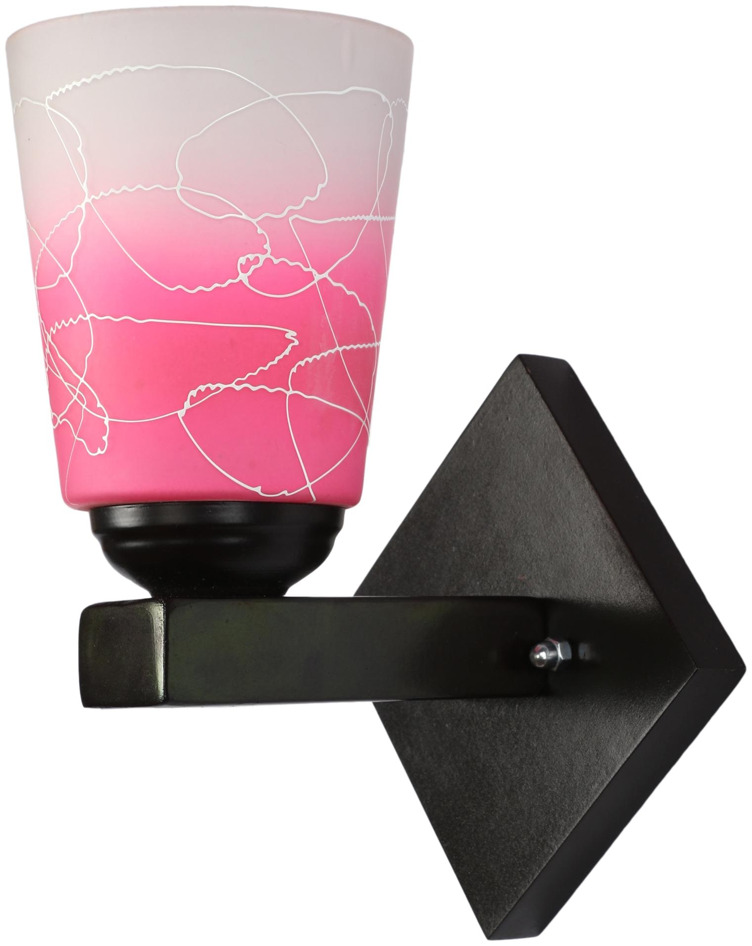 

Somil Fancy Designed Decorative LED Glass Wall Lamp Pink White