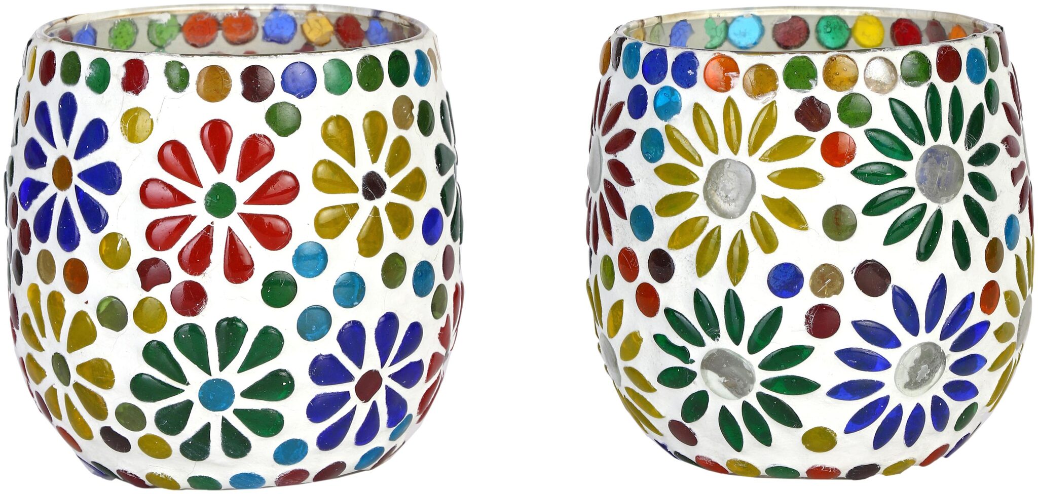 

Somil Glass White Tea light holder