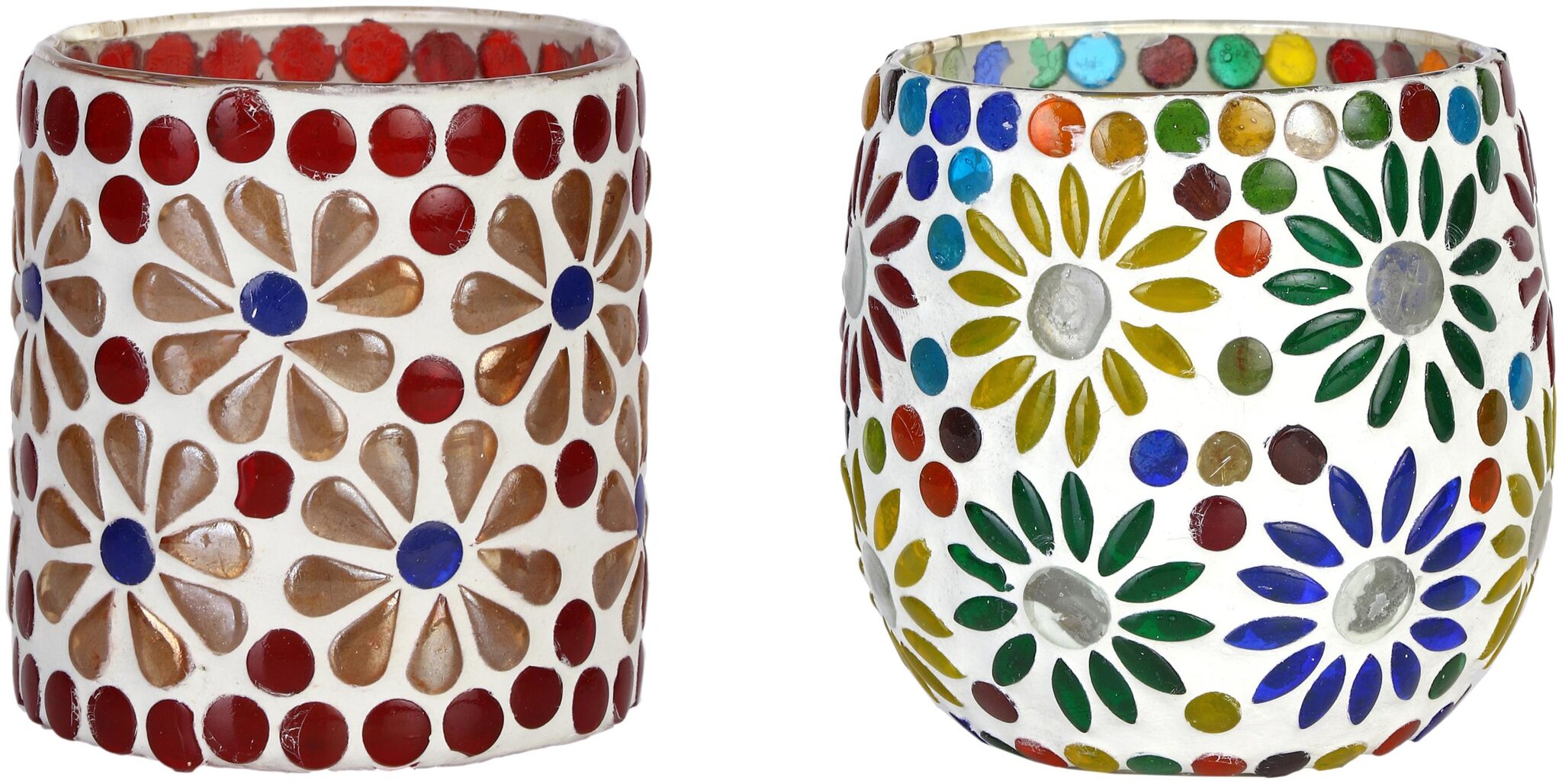 

Somil Glass White Tea light holder