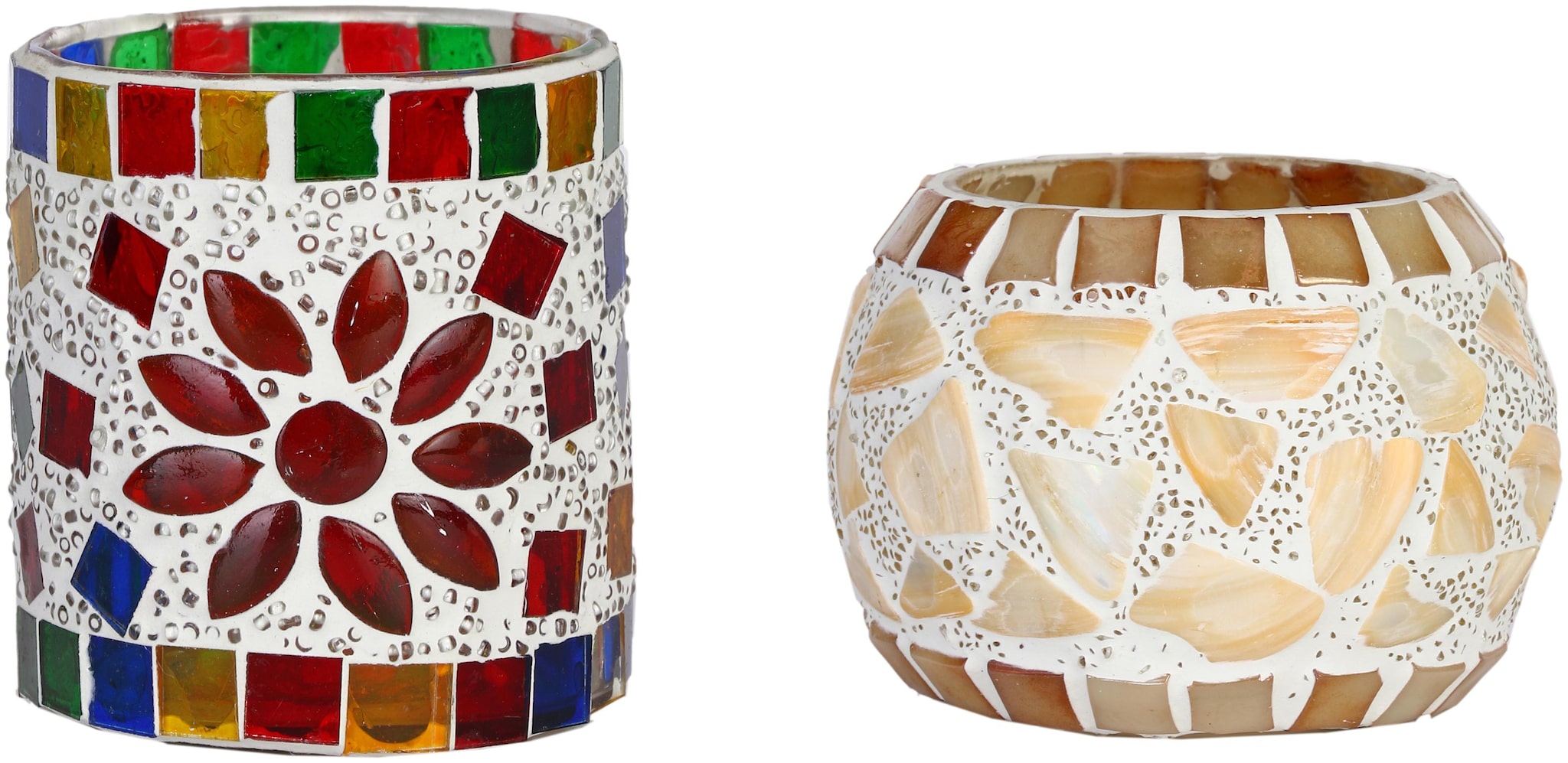 

Somil Glass Red Tea light holder
