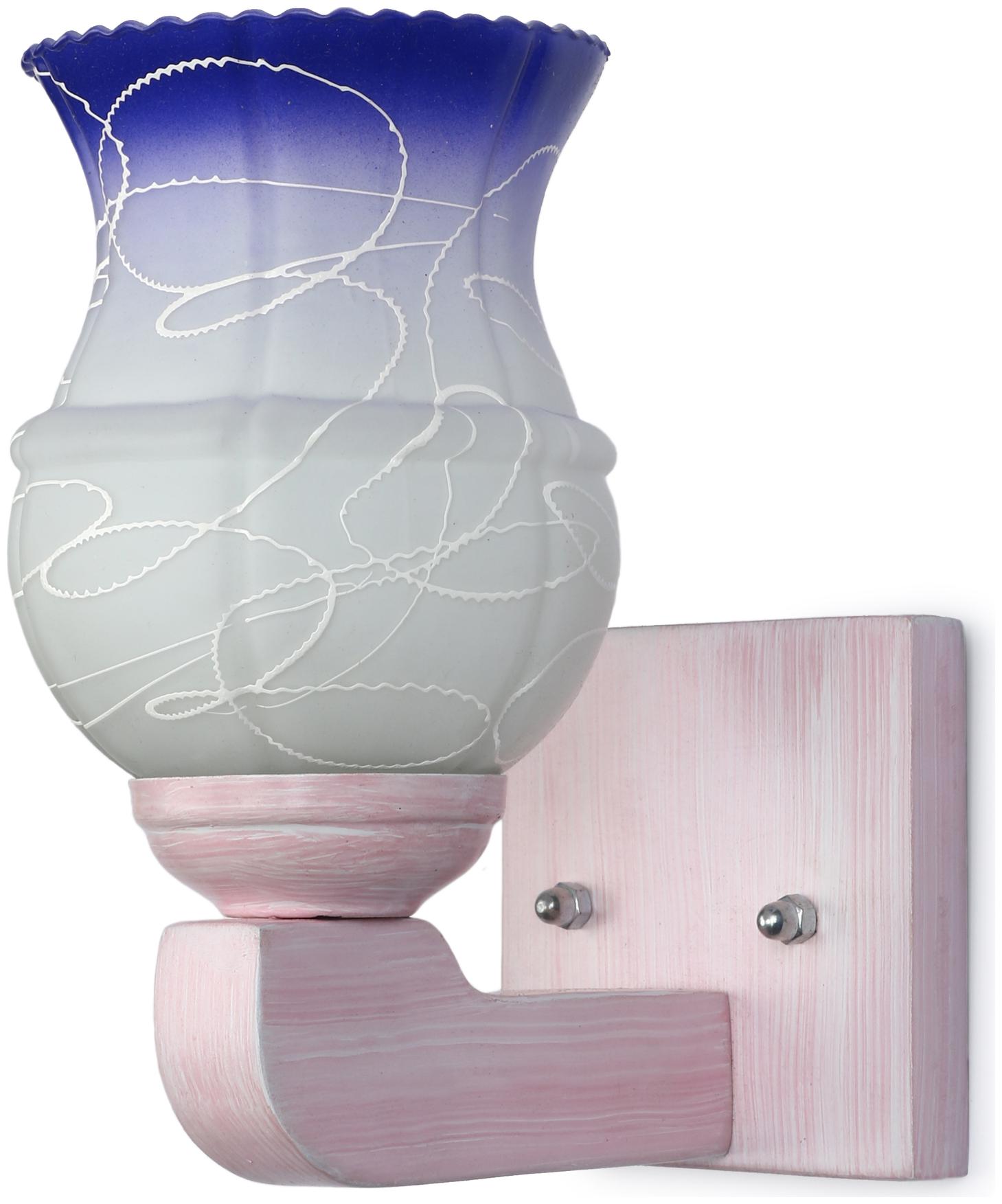 

Somil LED Sconce Glass Lamp Light With Wood Fitting 7 Watt With All Fixture