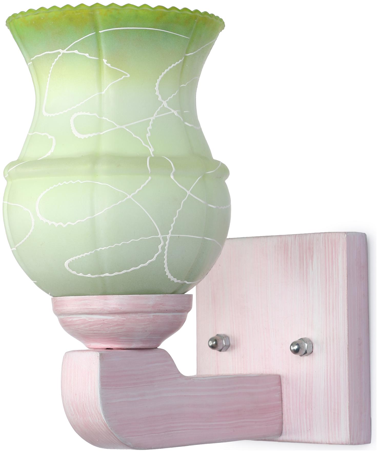 

Somil LED Sconce Glass Lamp Light With Wood Fitting 7 Watt With All Fixture