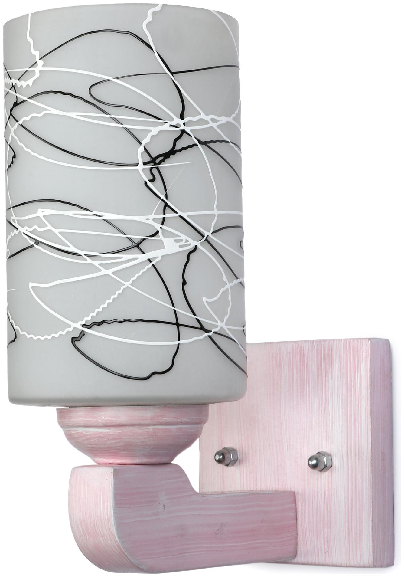 

Somil LED Sconce Glass Lamp Light With Wood Fitting 7 Watt With All Fixture